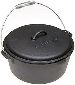 【中古】【輸入品・未使用】Old Mountain Pre Seasoned 10112 8 Quart Dutch Oven with Dome Lid and Spiral Bail Handle by Old Mountain
