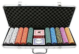 【中古】【輸入品・未使用】500ピースCrown Casino 13.5?GクレイPoker Chips