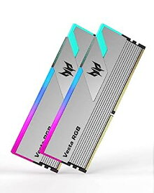 【中古】【輸入品・未使用】Acer Predator Vesta RGB ゲーミング RAM 32GB (16GBx2) 3600MHz DDR4 CL14 1.45V デスクトップ LED コンピュータ メモリキット - BL.9BWWR.300