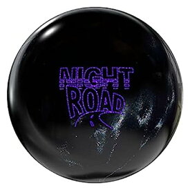 【中古】【輸入品・未使用】Storm Night Road ボーリングボール ブラック/シルバー 14ポンド