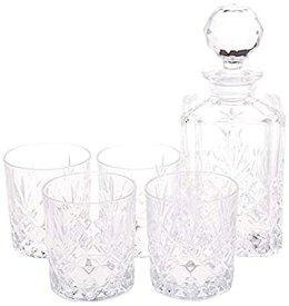 【中古】【輸入品・未使用】Galway Crystal 35080 Renmore Decanter Drink Ware Sets, Transparent