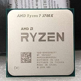 【中古】【輸入品・未使用】AMD Ryzen 7 3700X R7 3700X 3.6 GHz 8コア シンティーンスレッド CPU プロセッサー 65W 7NM L3=32M 100-00000071 ソケット AM4