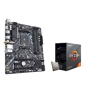 【中古】【輸入品・未使用】Micro Center AMD Ryzen 5 3600 6コア 12スレッド アンロック デスクトッププロセッサー Wraith Stealth Cooler セット GIGABYTE B450M DS3H WiF