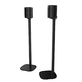 【中古】【輸入品・未使用】2 x Soundbass ONE Floor Stand, Black, Compatible with Sonos ONE, ONE SL & Play:1, Full Hardware Kit Included, Designed in The UK