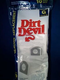 【中古】【輸入品・未使用】Dirt Devil ダートデビル [Type G用]　掃除機パック　Vacuum Cleaner Bags (10-Pack)