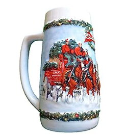 【中古】【輸入品・未使用】2009 Budweiser Holiday Stein by Ceramarte