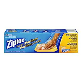 【中古】【輸入品・未使用】Ziploc Perfect Portions Freezer Bag, 75 Count by Ziploc