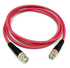 【中古】【輸入品・未使用】AV-Cables 12G 4K UHD SDI BNC RG59 ケーブル - Belden 4505R - レッド (1.5フィート)