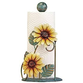 【中古】【輸入品・未使用】Metal Sunflower Paper Towel Holder by Collections ETC