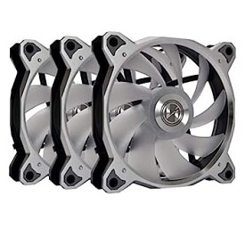 【中古】【輸入品・未使用】LIAN LI Bora Digital Series RGB BR DIGITAL-3R S, 120mm Addressable RGB LED PWM Fan, 3 Fans Pack - Silver Frame