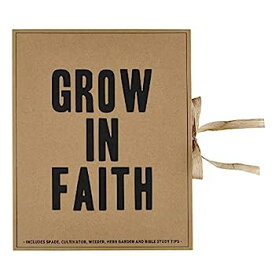【中古】【輸入品・未使用】Creative Brands 段ボールブックボックス ギフト Faithworks 3点セット ガーデンツール Grow in Faith