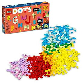 【中古】【輸入品・未使用】LEGO DOTS Lots of DOTS ? Lettering 41950 DIY Craft Kit; Fun Alphabet to Inspire Creative Activities for Kids Aged 6+ (722 Pieces)