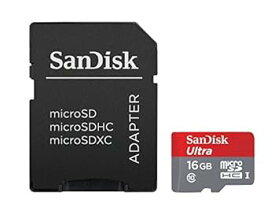 【中古】【輸入品・未使用】SanDisk Ultra Plus MicroSDHC Memory Card with Adapter, 16GB