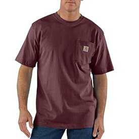 【中古】【輸入品・未使用】Carhartt Men's K87 Workwear T-Shirt - 4X-Large Tall - Port