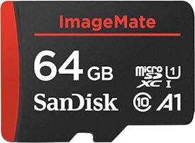 【中古】【輸入品・未使用】SanDisk 64GB ImageMate microSDXC UHS-1 メモリーカード アダプター付き - C10 U1 Full HD A1 Micro SDカード