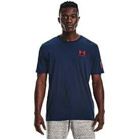 【中古】【輸入品・未使用】Under Armour Men's New Freedom Flag T-Shirt , Academy Blue (409)/Red , Small