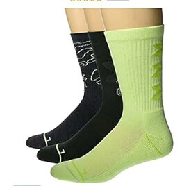 【中古】【輸入品・未使用】Under Armour Men's Phenom Graphic Crew Socks, 3-Pairs , Yellow/ Gray , Shoe Size: Men 4-8, Womens 6-9