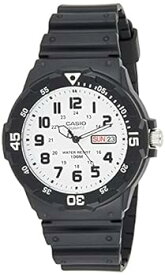 【中古】【輸入品・未使用】Casio Men's Dive Style Watch, Black/White