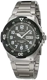 【中古】【輸入品・未使用】Casio Men's Diver Style Quartz Watch with Stainless Steel Strap, Silver, 23.8 (Model: MRW-200HD-1BVCF)