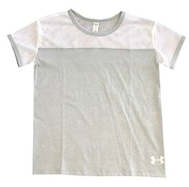 【中古】【輸入品・未使用】Under Armour ガールズ ヒートギア ファッション 半袖Tシャツ US サイズ: Youth - X-Large カラー: グレー