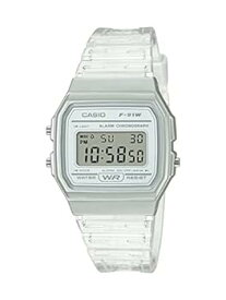 【中古】【輸入品・未使用】Casio Quartz Watch with Resin Strap, Clear, 20 (Model: F-91WS-7CF)