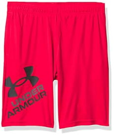【中古】【輸入品・未使用】Under Armour Kids Boys' Prototype 2.0 Logo Shorts, Red/Black, LG (14-16 Big Kids)