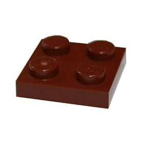 【中古】【輸入品・未使用】LEGO parts and pieces : 2?x 2プレート a. 100 Pieces 3022-Reddish Brown-100