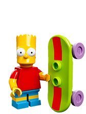 【輸入品・未使用】LEGO ザ・シンプソンズ バート・シンプソン セット 71005 密封小売パッケージ