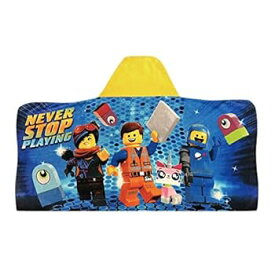 【中古】【輸入品・未使用】レゴ(LEGO) ムービー2 キッズ フード付きバスタオル