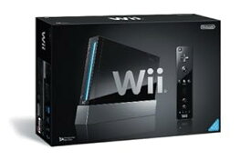 【中古】【良い】Wii本体 (クロ) (「Wiiリモコンジャケット」同梱) (RVL-S-KJ) 【メーカー生産終了】