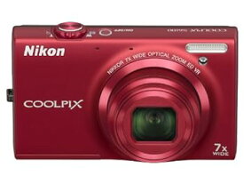 【中古】【良い】NikonデジタルカメラCOOLPIX S6100 スーパーレッド S6100RD