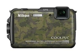 【中古】【良い】Nikon デジタルカメラ COOLPIX AW110 防水18m 耐衝撃2m ディープカムフラージュ AW110DGR