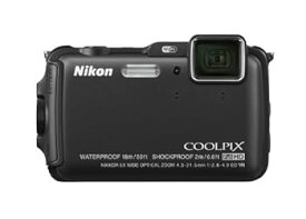 【中古】【良い】Nikon デジタルカメラ AW120 防水 1600万画素 クールブラック AW120BK