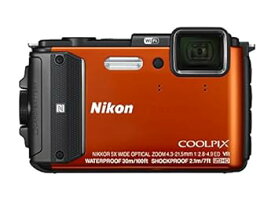 【中古】【良い】Nikon デジタルカメラ COOLPIX AW130 オレンジ