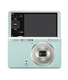 【中古】【良い】CASIO デジタルカメラ EXILIM EX-ZR60GN 自分撮りチルト液晶 オートトランスファー機能搭載 EXZR60 グリーン