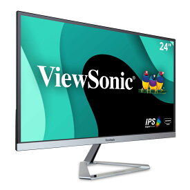 【中古】【非常に良い】ViewSonic 23.8インチモニター/1920x1080/SuperClear?AH-IPS/超薄型設計/HDMI/DisplayPort/VX2476-smhd