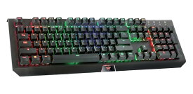 【中古】【非常に良い】Trust Gaming Cada RGB Mechanical Key メカニカルゲーミングキーボード 21808