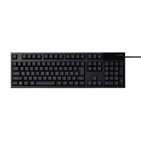【中古】【非常に良い】東プレ REALFORCE R2 日本語108配列 静電容量無接点方式 USBキーボード 荷重45g レーザー刻印 かな表記なし ブラック R2-JP4-BK