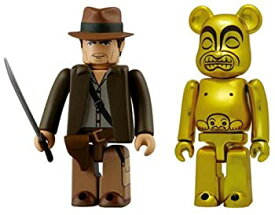 【中古】BE@RBRICK INDIANA JONES KUBRICK & GOLDENIDOL SET(ABS&PVC塗装済みアクションフィギュア)