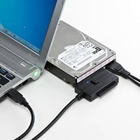 【中古】【非常に良い】サンワサプライ IDE/SATA-USB3.0変換ケーブル 0.9m USB-CVIDE5