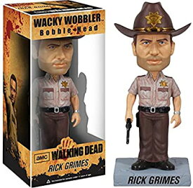 【中古】(未使用・未開封品)Rick Grimes Bobble Head Figure: Walking Dead x Wacky Wobbler Series