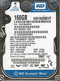 【中古】【非常に良い】wd1200bevs-08ust0、DCM fbctjbbb、Westernデジタル120?GB SATA 2.5ハードドライブ