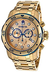 【中古】(未使用・未開封品)[インビクタ]Invicta 腕時計 80069 Pro Diver Chrono18k Gold Plated Steel Gold-Tone Dial メンズ [並行輸入品]