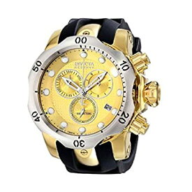 【中古】(未使用・未開封品)[インビクタ]Invicta 腕時計 16151 Venom Chronograph Black Polyurethane Gold-Tone Dial メンズ [並行輸入品]