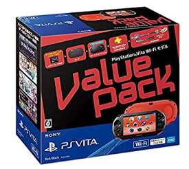 【中古】PlayStation Vita Value Pack Wi-Fiモデル レッド/ブラック【メーカー生産終了】