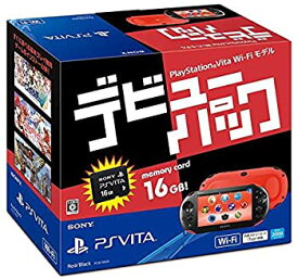 【中古】PlayStation Vita デビューパック Wi-Fiモデル レッド/ブラック