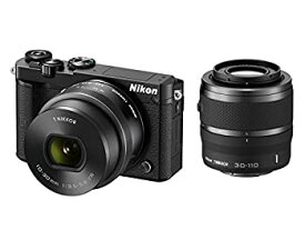 【中古】Nikon ミラーレス一眼 Nikon1 J5 ダブルズームキット ブラック J5WZBK