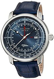 【中古】(未使用・未開封品)[ツェッペリン] 腕時計 100周年 ネイビー文字盤 76463 メンズ 正規輸入品 ブルー