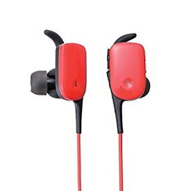 【中古】エレコム Bluetooth イヤホン (ブルートゥース) スポーツ向け 防水規格IPX5準拠 防汗 通話可能 ワンセグ音声可能 レッド LBT-HPC11WPRD