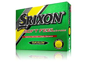 【中古】SRIXON(スリクソン) ゴルフボール Soft Feel Soft Feel (ソフト フィール) ゴルフボール 2ピース構造 2016年モデル 並行輸入品 (1ダース) イエ
